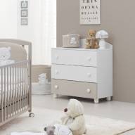 Комод Italbaby Jolie белый/шоколад